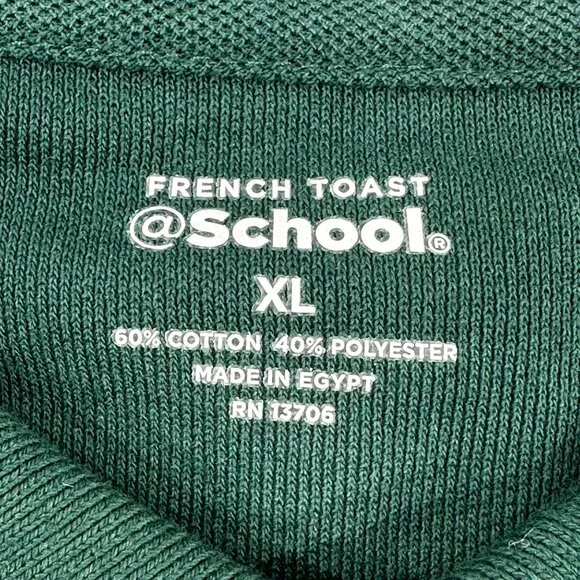 French Toast Men's Size XL Short Sleeve Sport Polo Academy Sports Outdoor Green - Picture 5 of 13